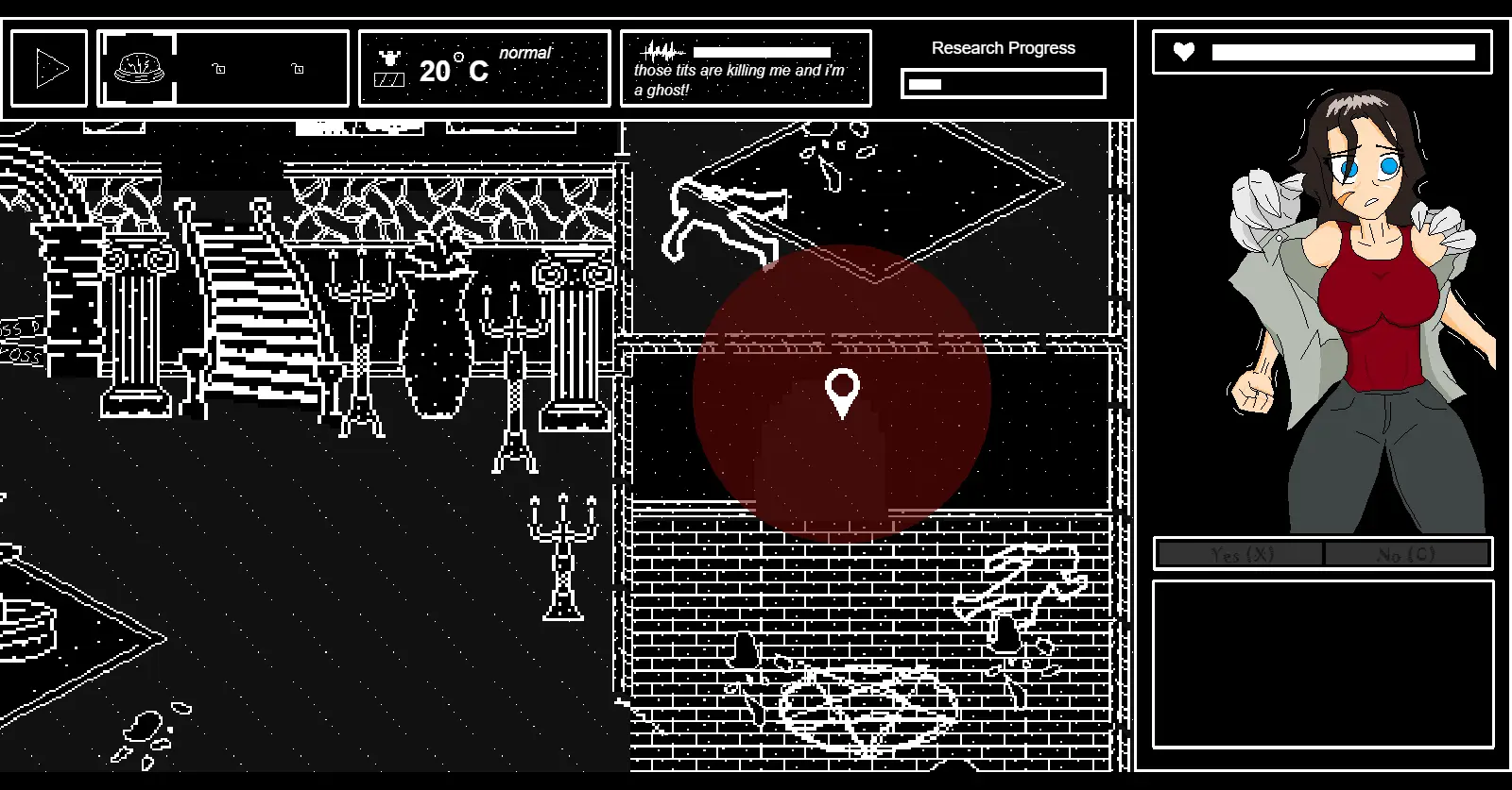 Ghost Stories gameplay screenshot 2 (Others adult game) by H. Potato – free download