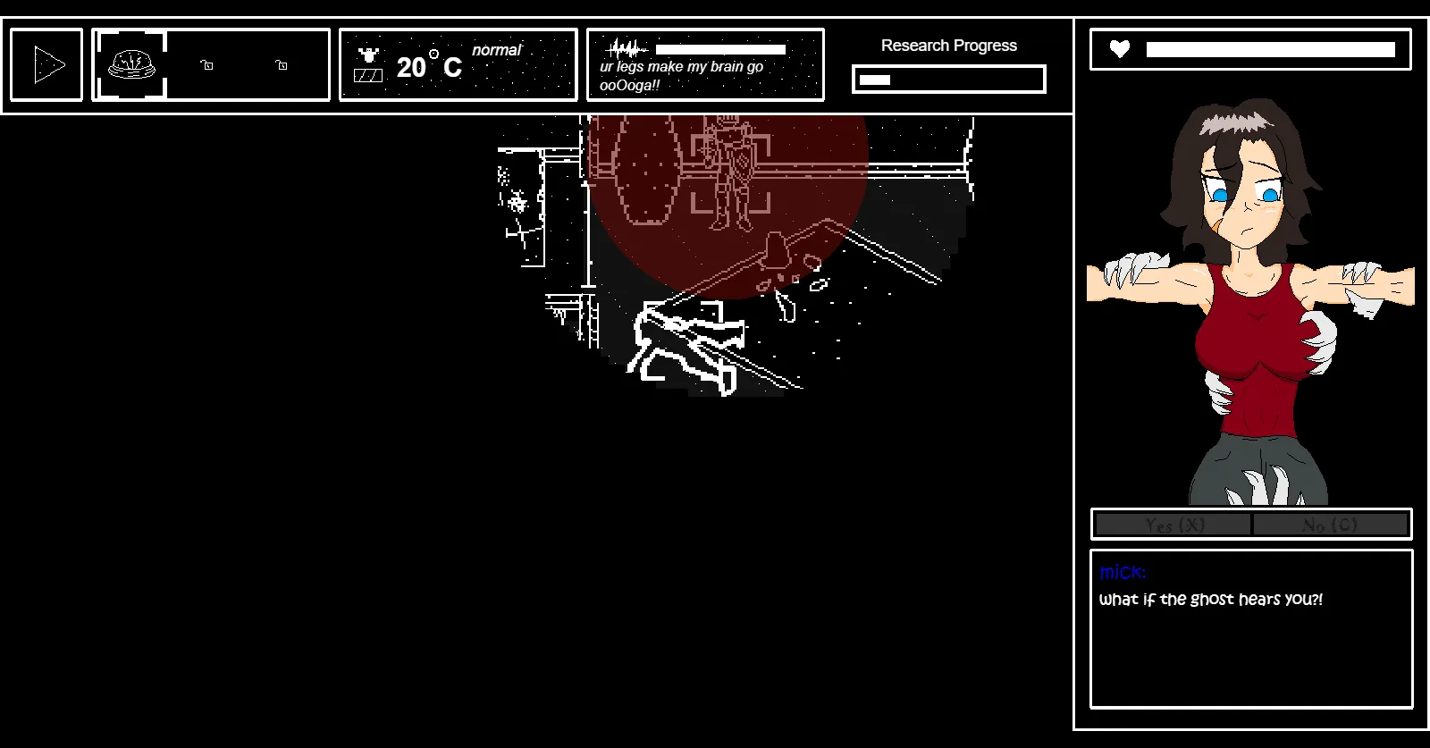 Ghost Stories gameplay screenshot 3 (Others adult game) by H. Potato – free download