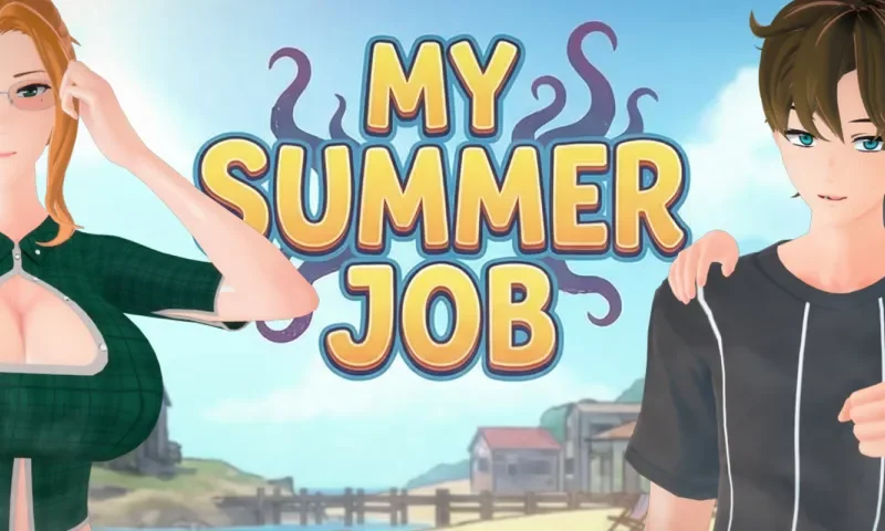 My Summer Job cover 0.4C – Ren'Py adult game by Rose Games free download