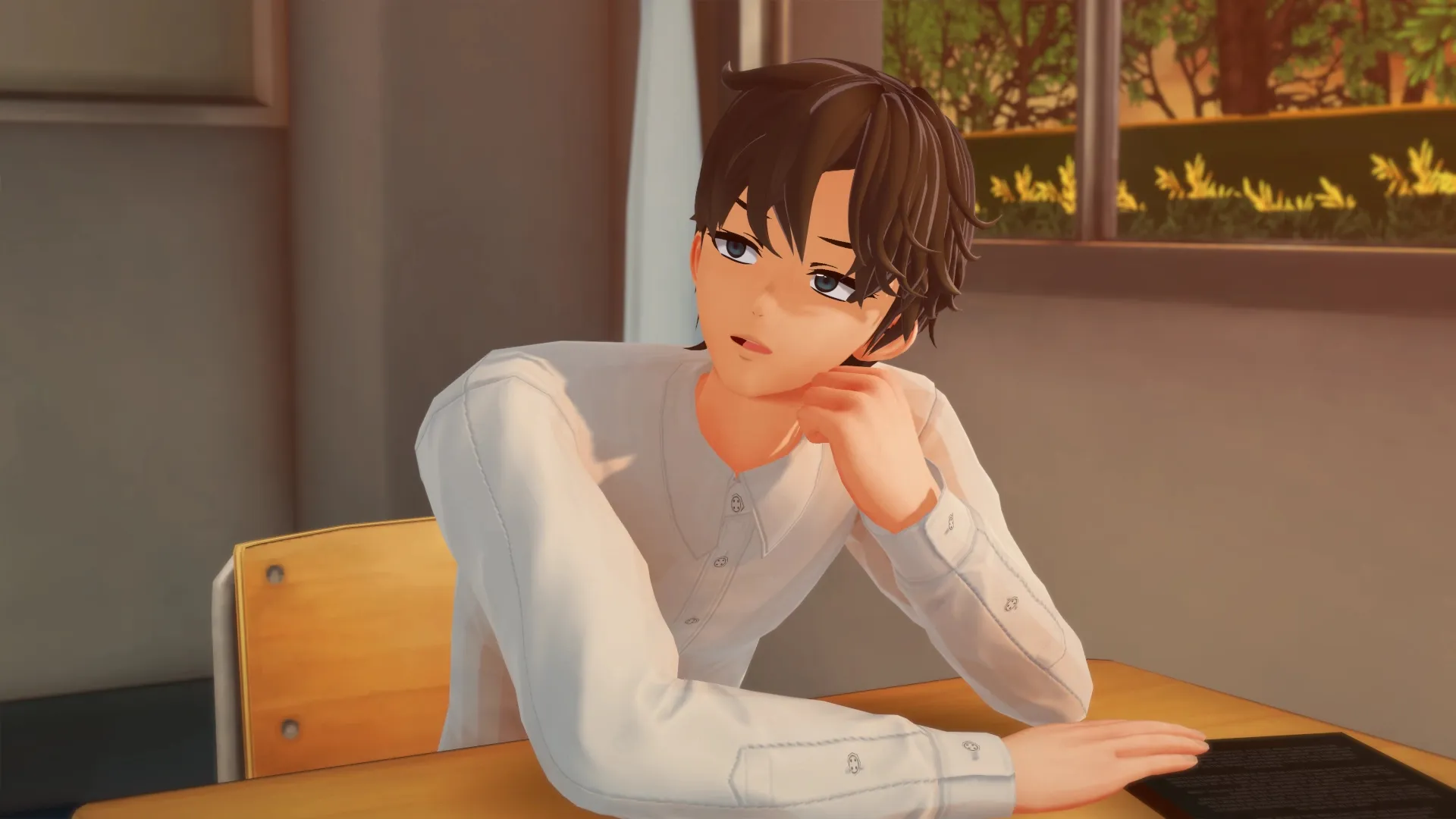 My Summer Job gameplay screenshot 3 (Ren'Py adult game) by Rose Games – free download