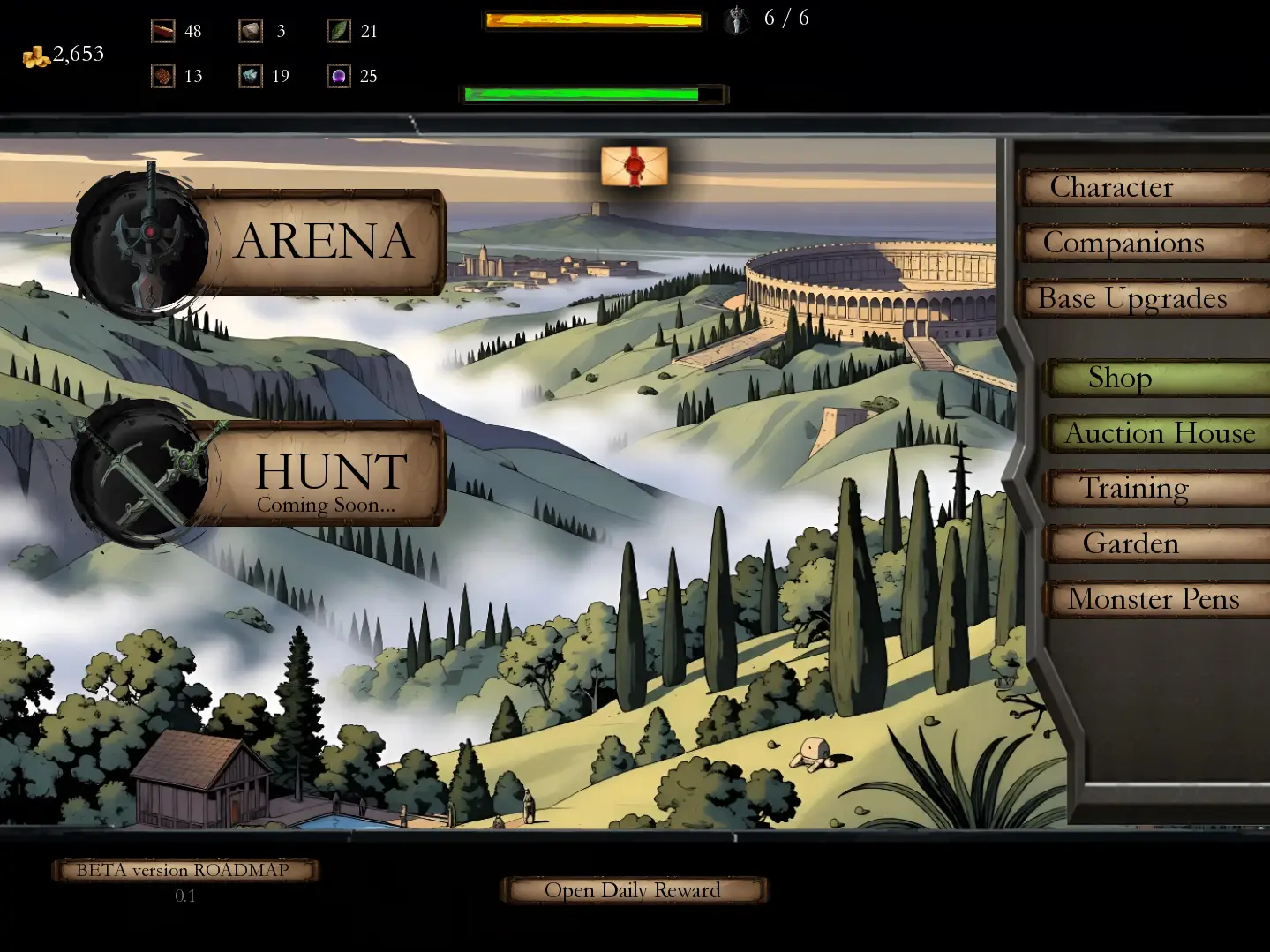 Gladiator Who Fucks gameplay screenshot 1 (Ren'Py adult game) by Earliestbird – free download