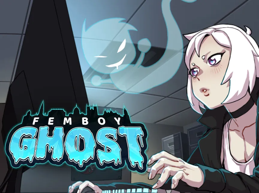 Femboy Ghost cover 0.3 – Godot adult game by Strange Girl free download