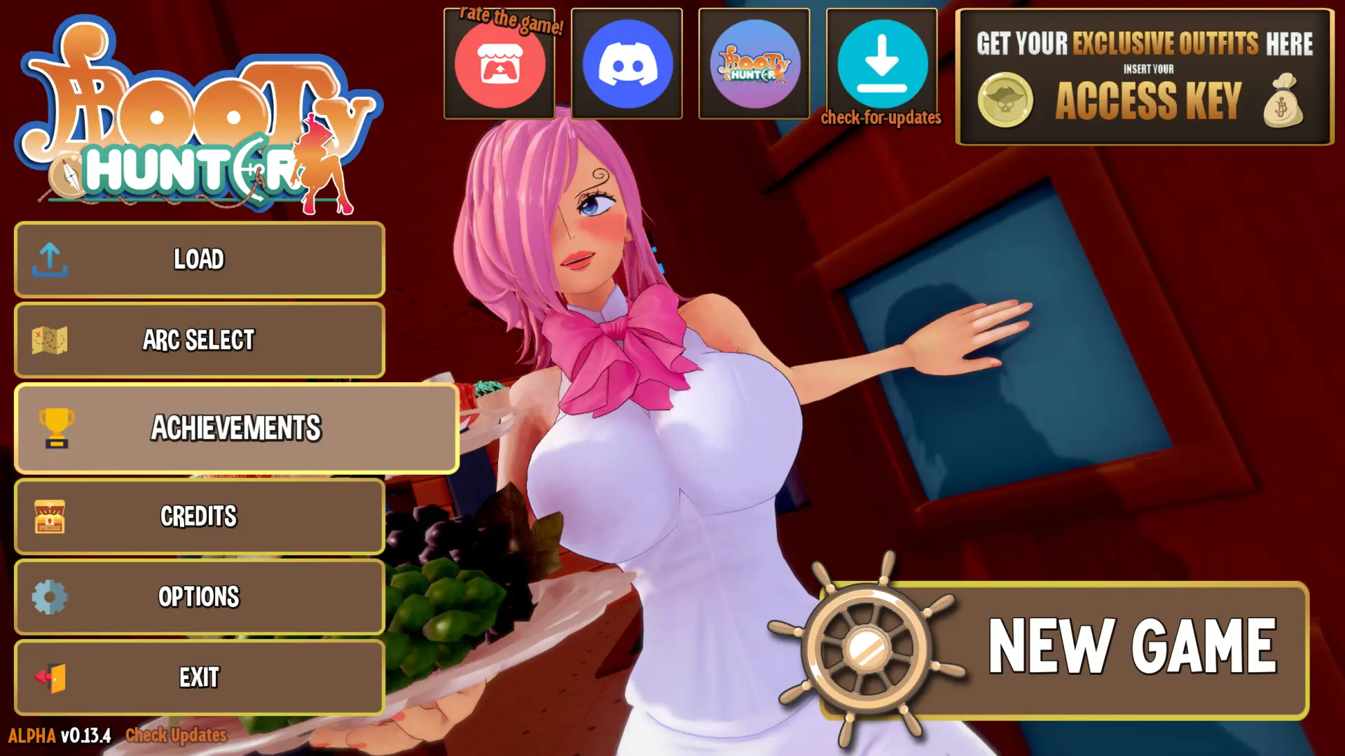 Booty Hunter gameplay screenshot 1 (Ren'Py adult game) by TheAlleyGuy – free download
