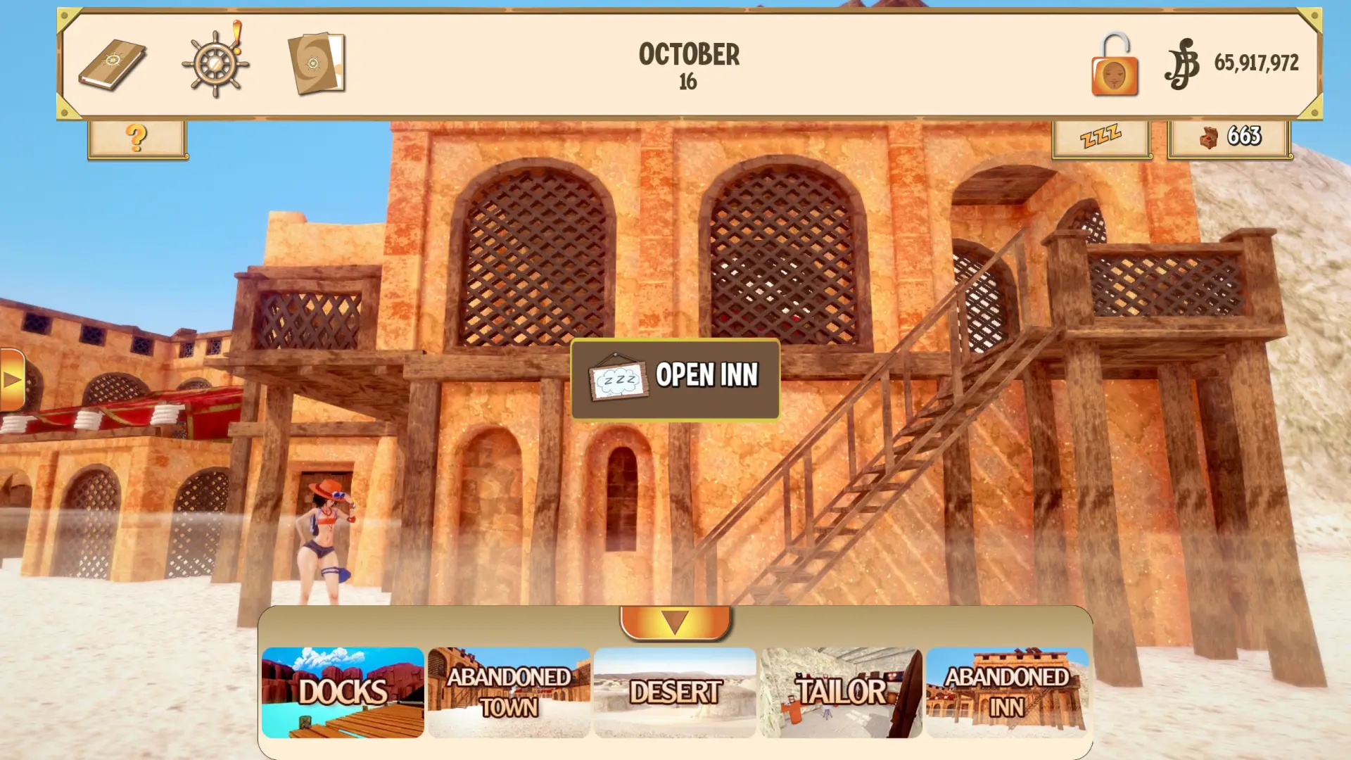 Booty Hunter gameplay screenshot 6 (Ren'Py adult game) by TheAlleyGuy – free download