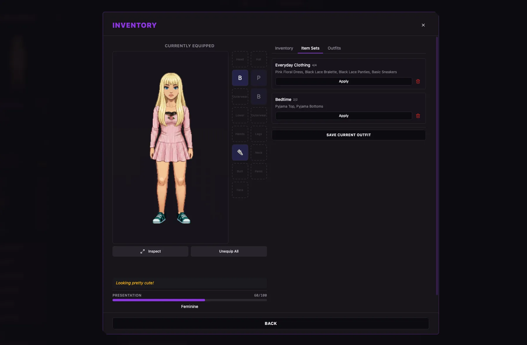 Lustline Utopia gameplay screenshot 4 (HTML adult game) by Pixelrotdev – free download