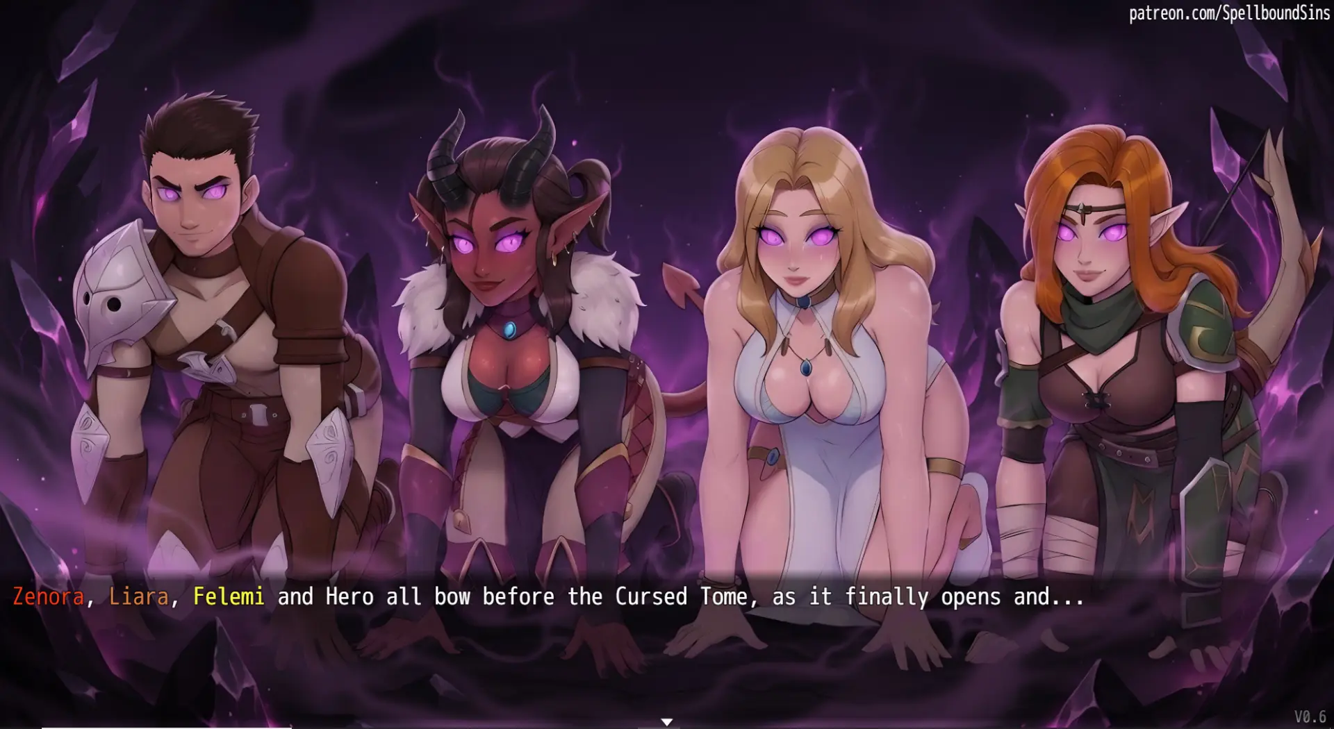 Spellbound Sins gameplay screenshot 3 (RPGM adult game) by Spellbound Sins – free download