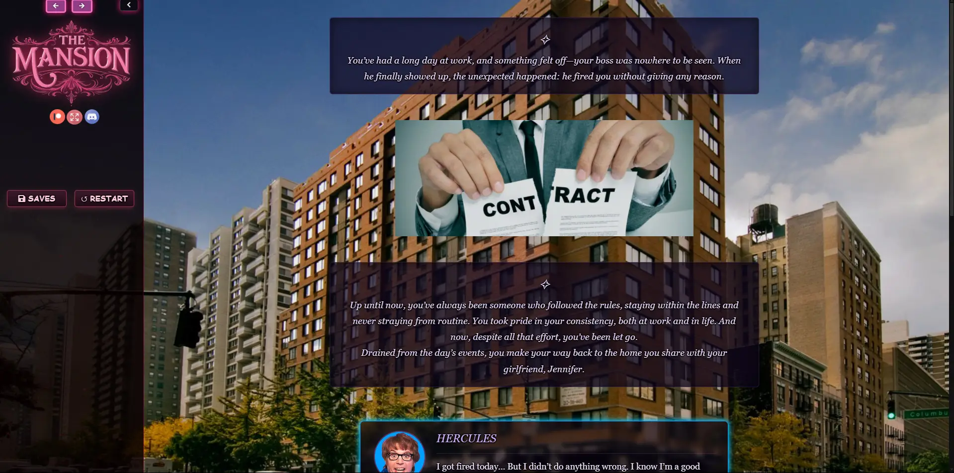 The Mansion gameplay screenshot 7 (HTML adult game) by Rustlerman – free download