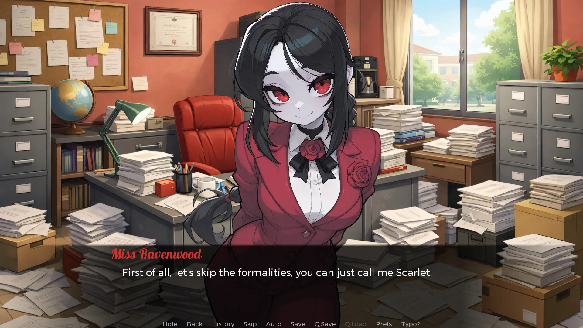 Monster Girl University gameplay screenshot 4 (Ren'Py adult game) by Horndog Games – free download