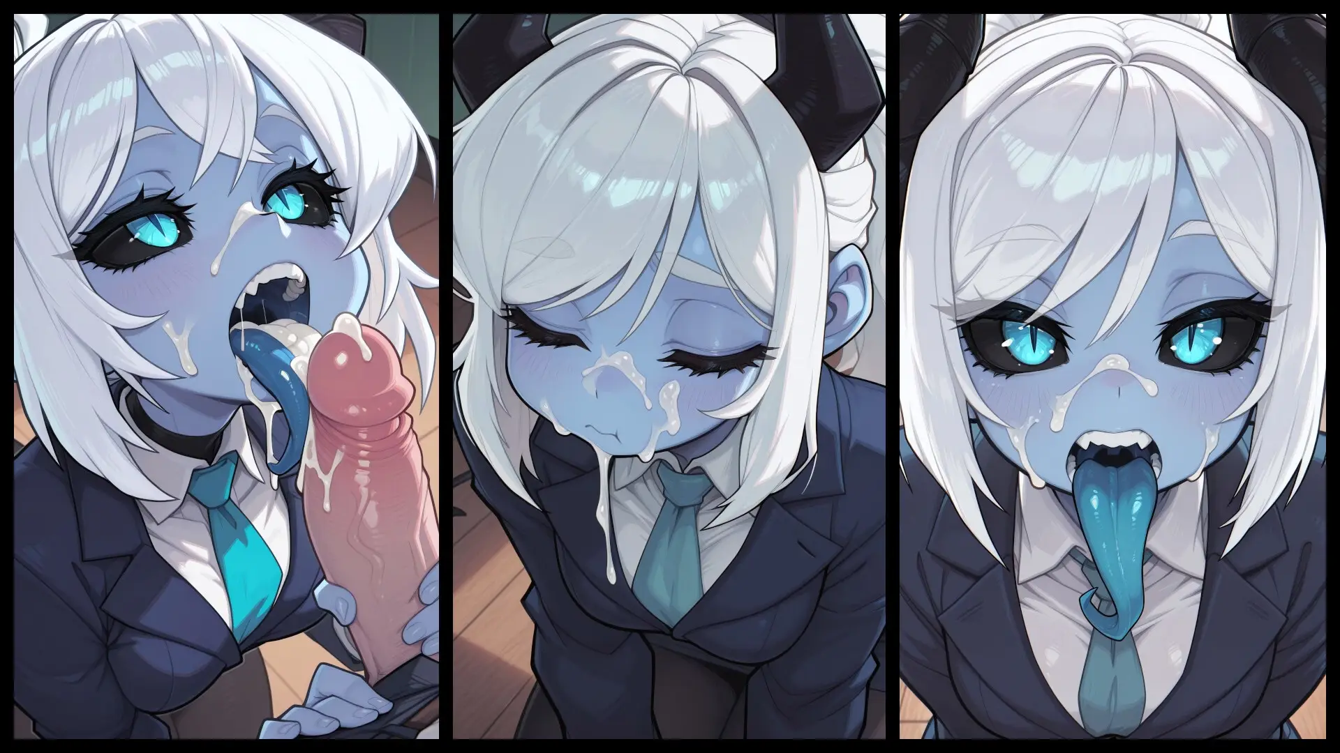 Monster Girl University gameplay screenshot 1 (Ren'Py adult game) by Horndog Games – free download