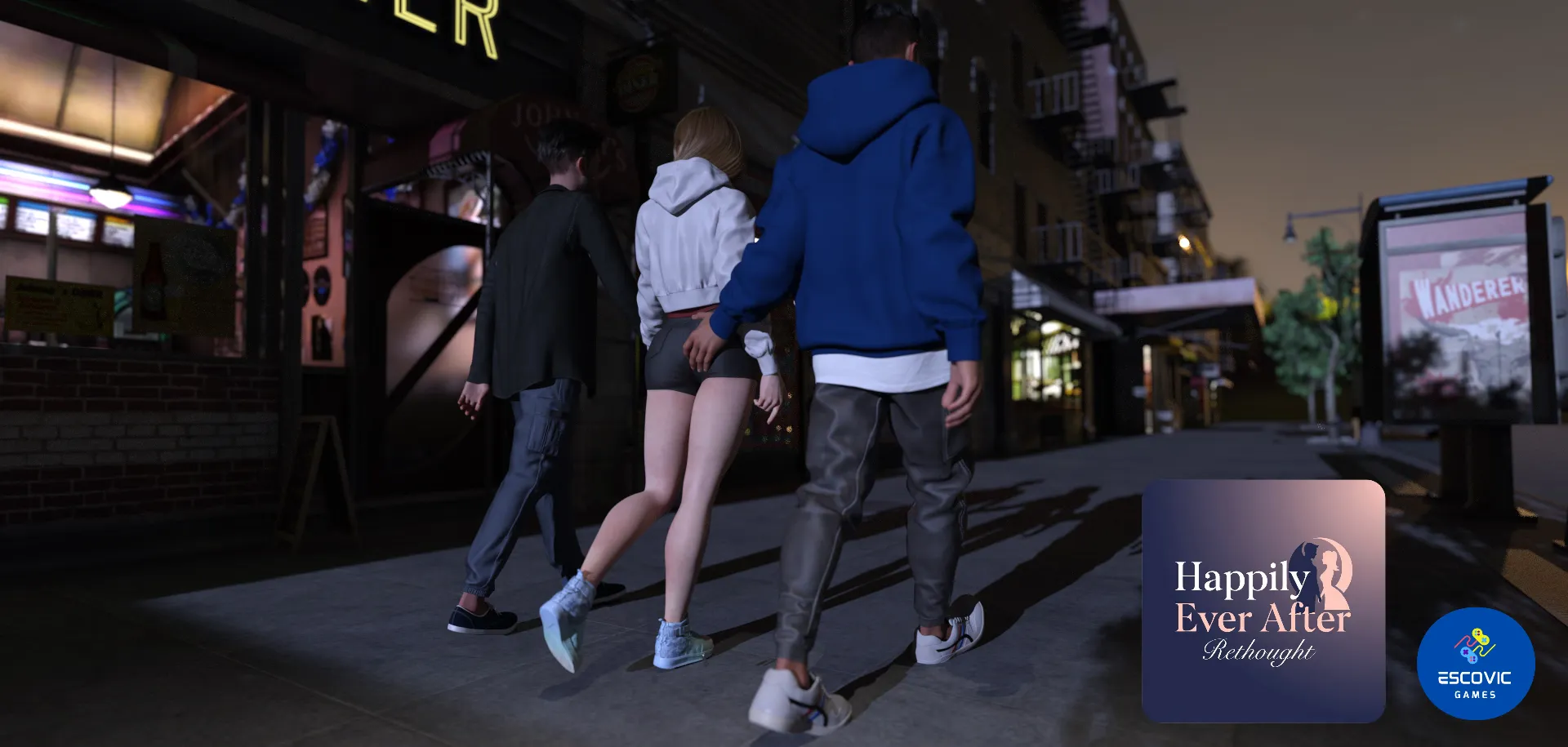 Happily Ever After: Rethought cover 0.5.0 – Ren'Py adult game by Escovic Games free download
