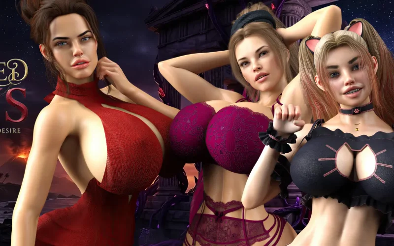 Sacred Sins cover Prologue Part II - 0.0.1b – Ren'Py adult game by Satisfaction 3D Games free download