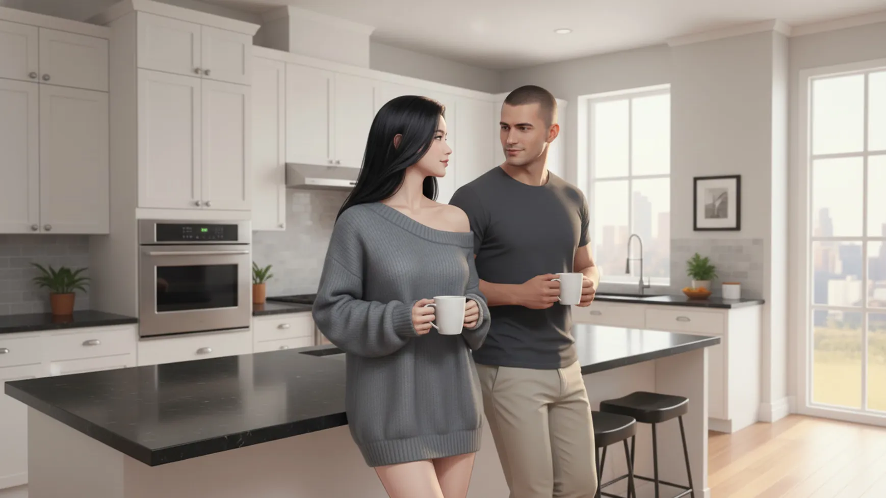 Training the HotWife gameplay screenshot 9 (Ren'Py adult game) by Parrot_Games – free download