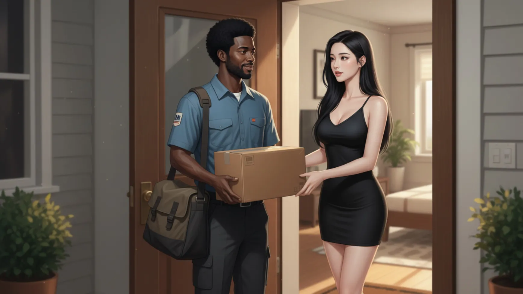 Training the HotWife gameplay screenshot 10 (Ren'Py adult game) by Parrot_Games – free download