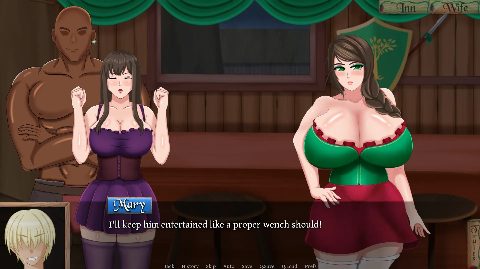 From Wife to Wench gameplay screenshot 2 (Ren'Py adult game) by ForeverLosing – free download