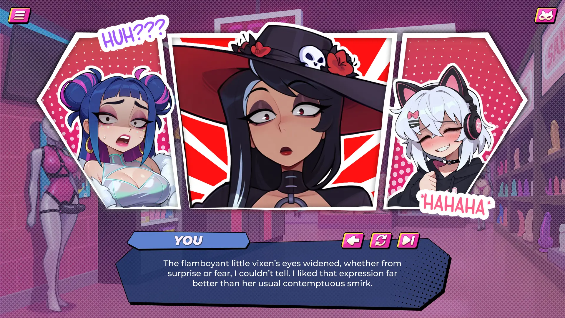 Pussyhugger Penetration gameplay screenshot 4 (Ren'Py adult game) by Lustrationteam – free download