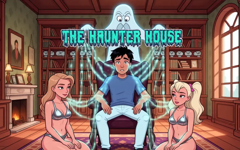 The Haunter House cover 0.2 – RPGM adult game by Atomic Samovar free download