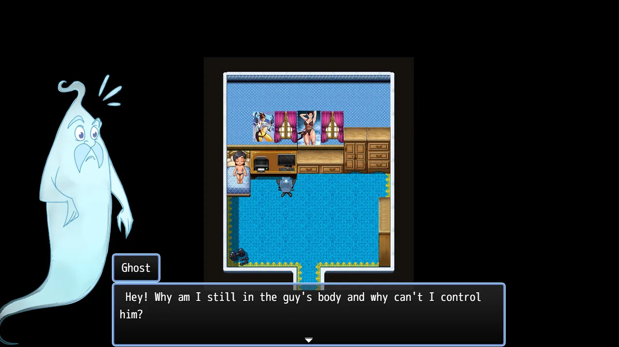 The Haunter House gameplay screenshot 12 (RPGM adult game) by Atomic Samovar – free download