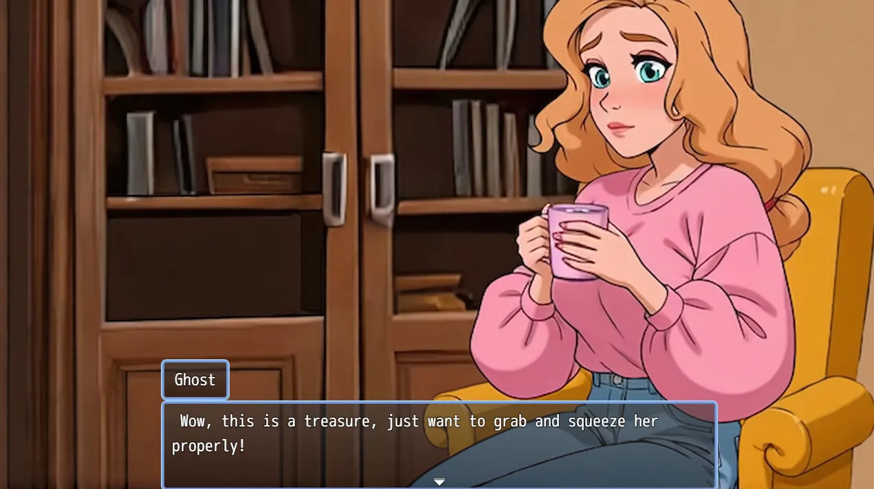 The Haunter House gameplay screenshot 4 (RPGM adult game) by Atomic Samovar – free download