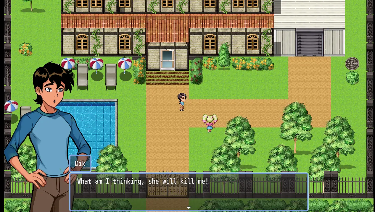 The Haunter House gameplay screenshot 11 (RPGM adult game) by Atomic Samovar – free download