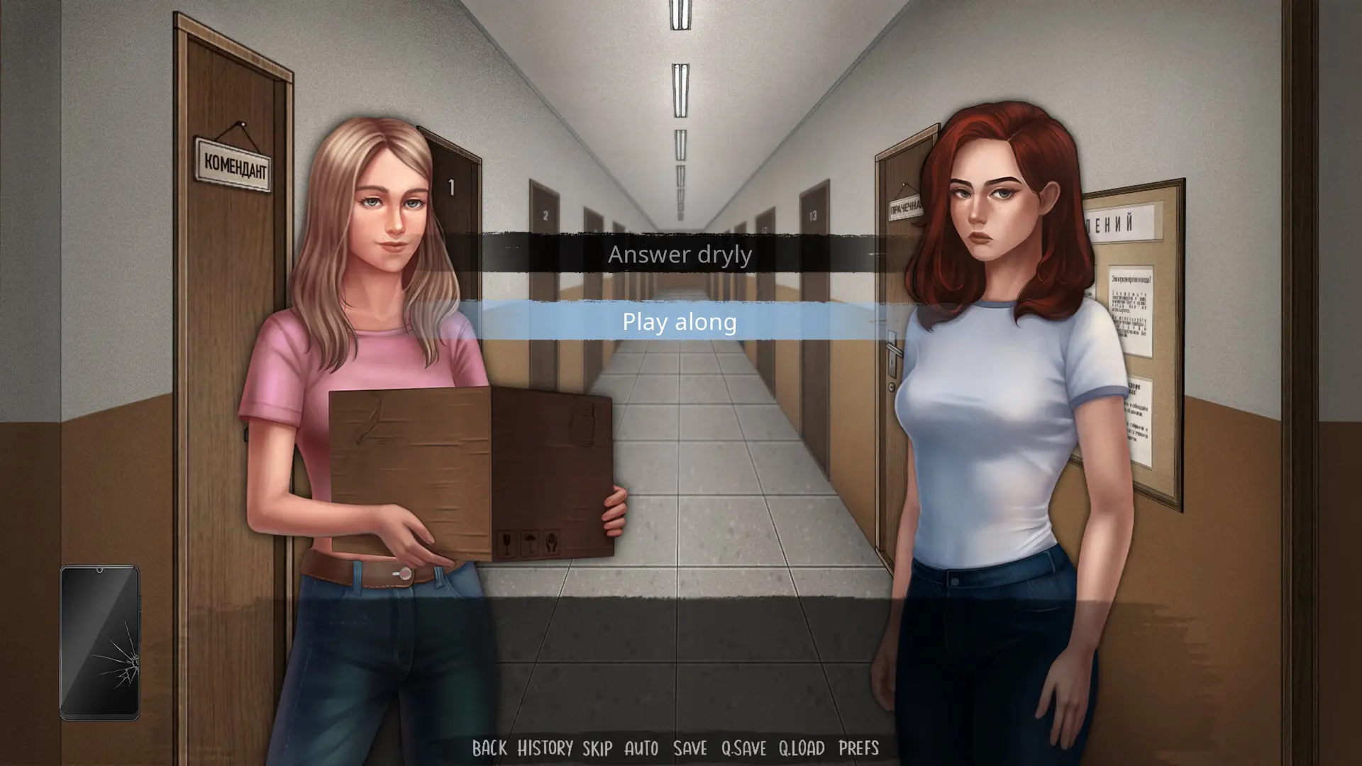 Glass Half Broken gameplay screenshot 9 (Ren'Py adult game) by ProxieDev – free download