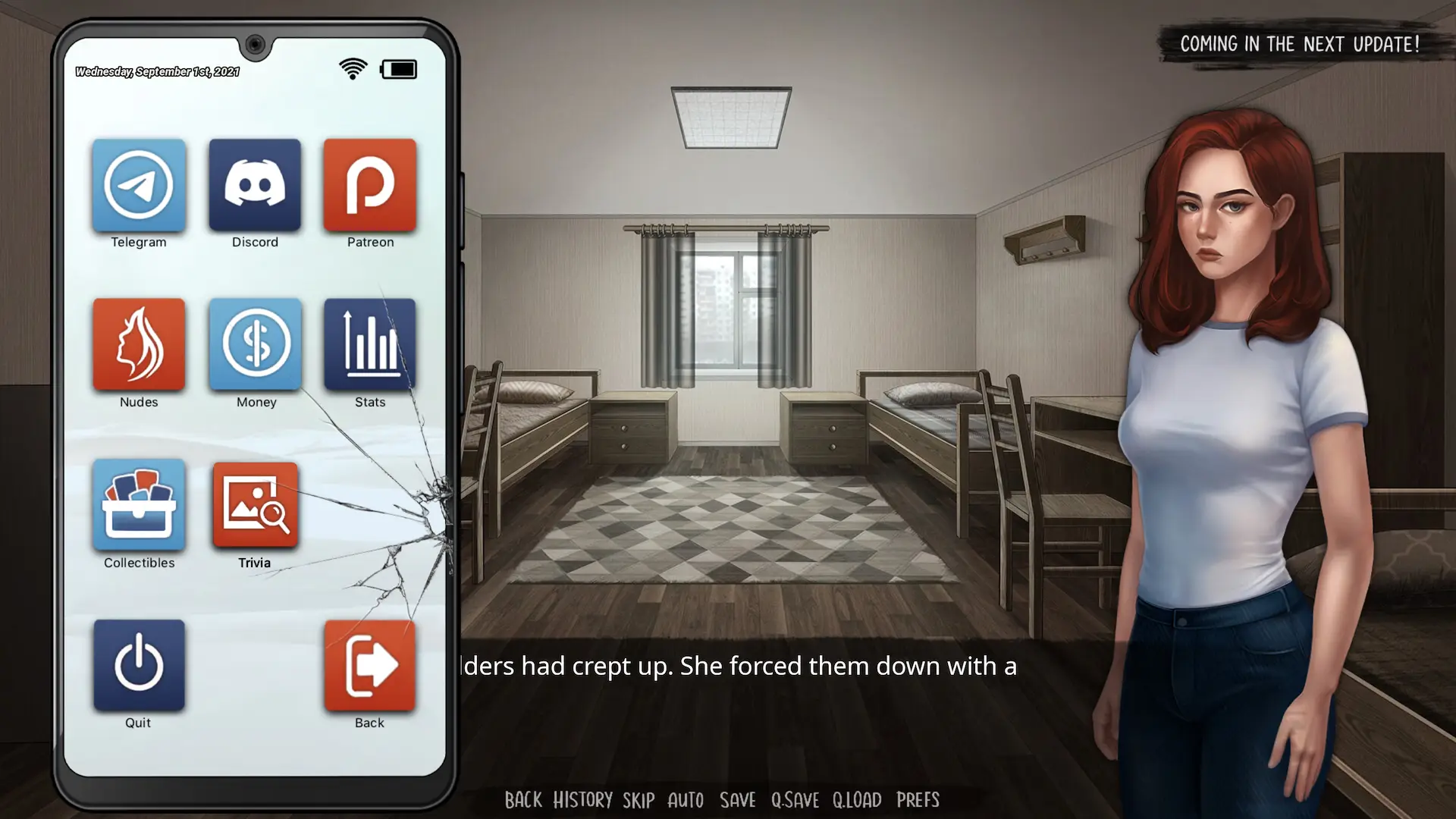 Glass Half Broken gameplay screenshot 7 (Ren'Py adult game) by ProxieDev – free download