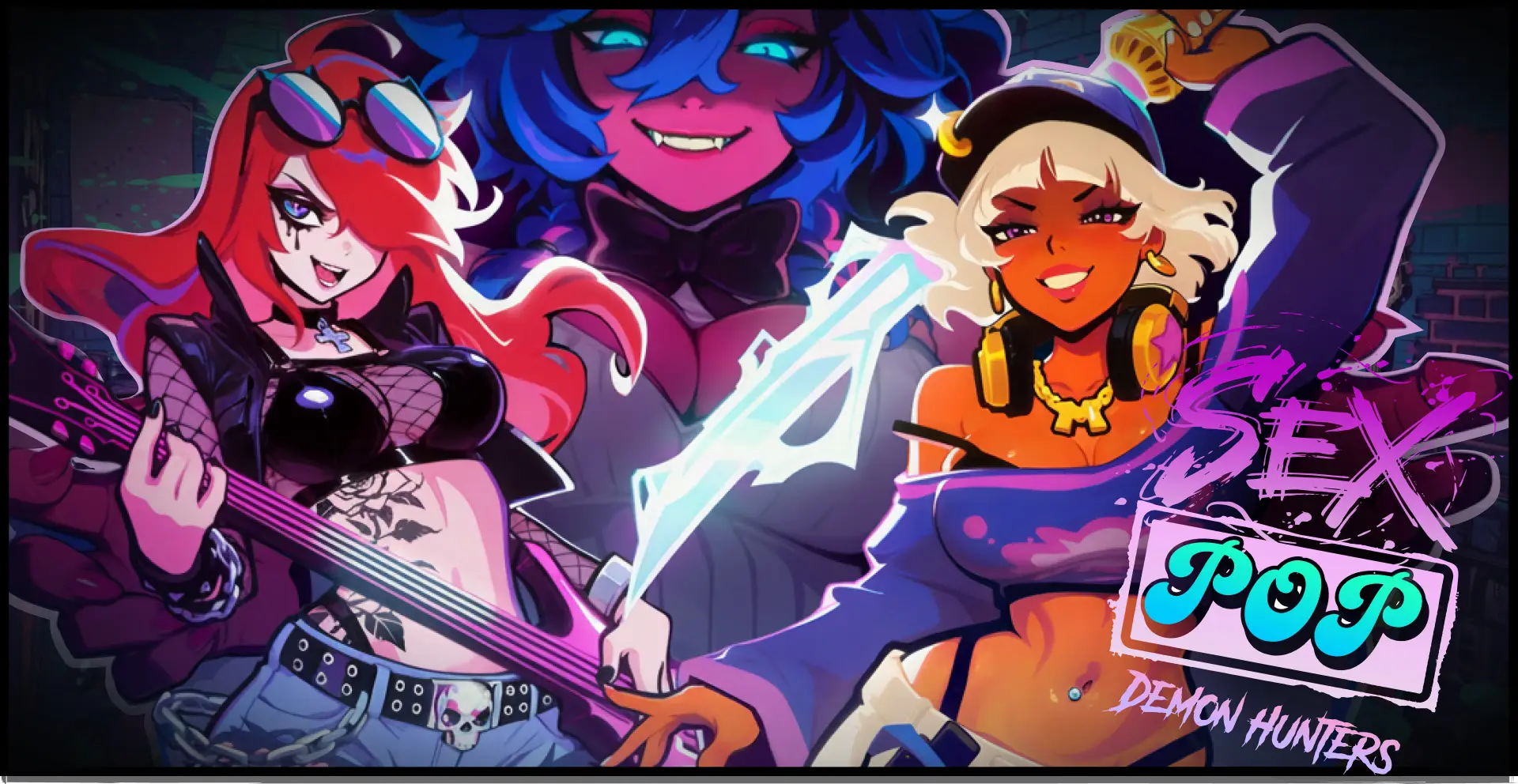 Sex-Pop Demon Hunters cover Demo 6 – Unity adult game by Horny Capybara Games free download