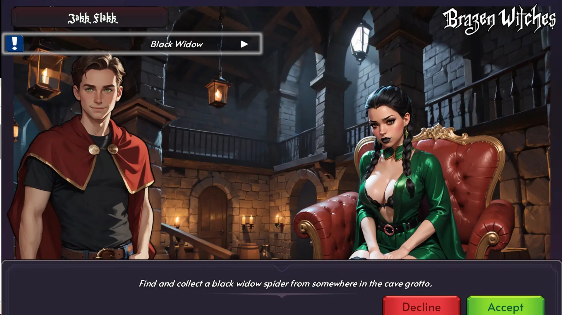 Brazen Witches gameplay screenshot 3 (Unity adult game) by Crimson Warlock – free download