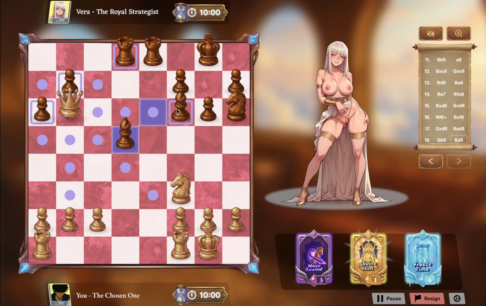 Check-Mate gameplay screenshot 5 (Unity adult game) by Oneiros Games – free download