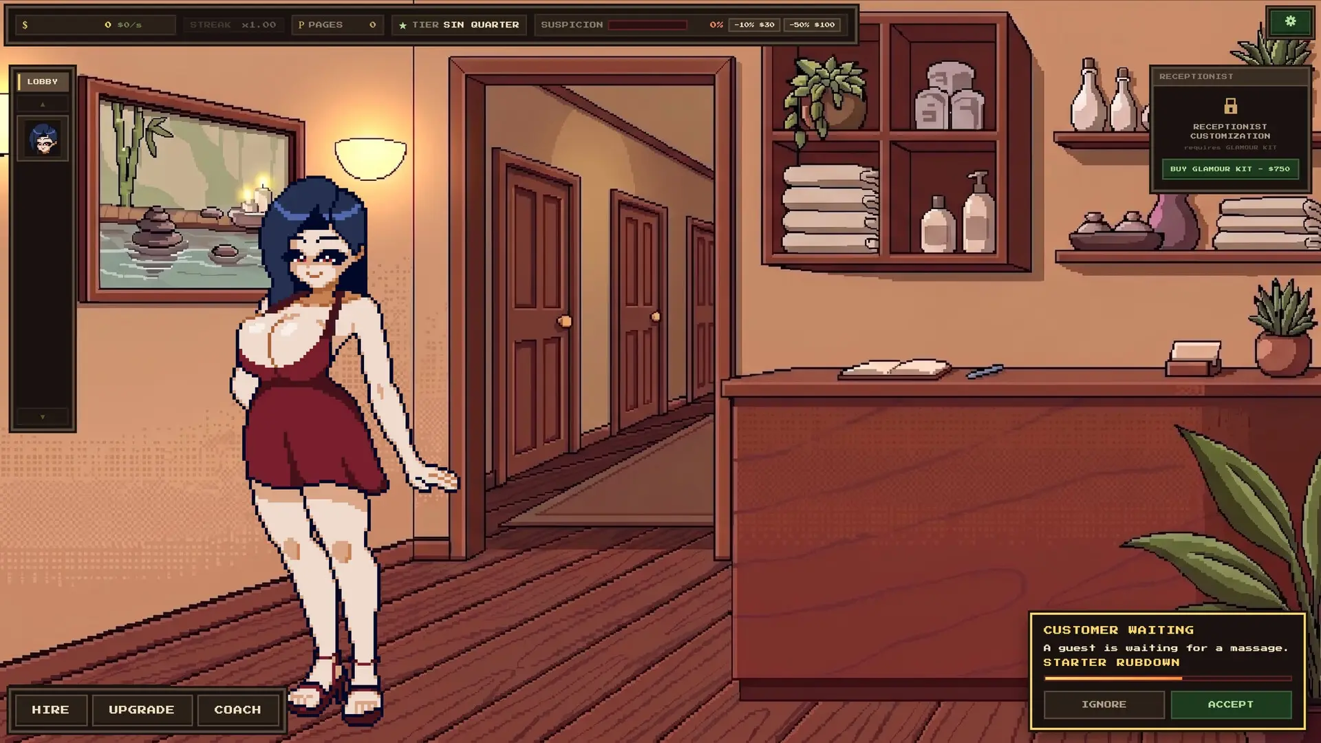 Happy Endings gameplay screenshot 4 (Others adult game) by LateNightStudios – free download