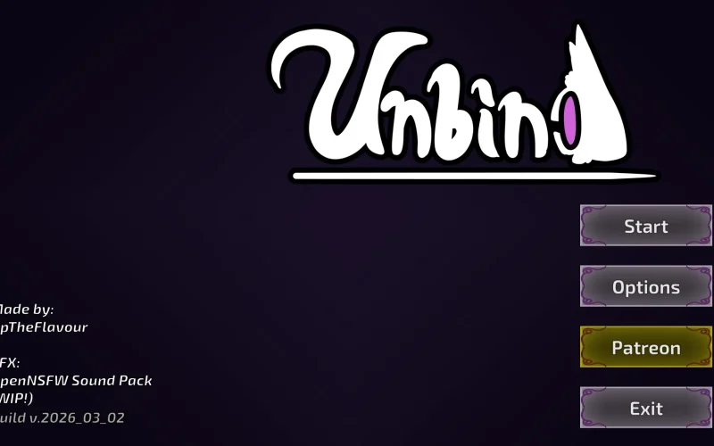 Unbind cover 2026-07-07 – Unity adult game by OpTheFlavour free download