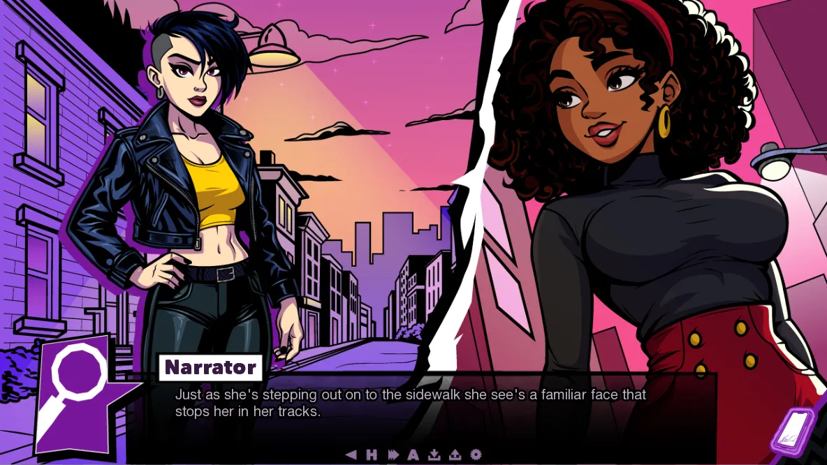 Private Eyes gameplay screenshot 1 (Ren'Py adult game) by Guessing Games – free download