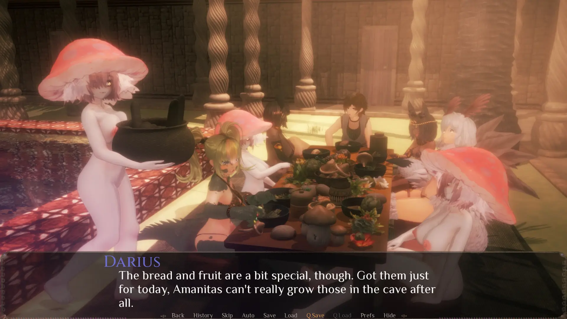 Harem of Ankhutep gameplay screenshot 3 (Ren'Py adult game) by AhaNubis – free download