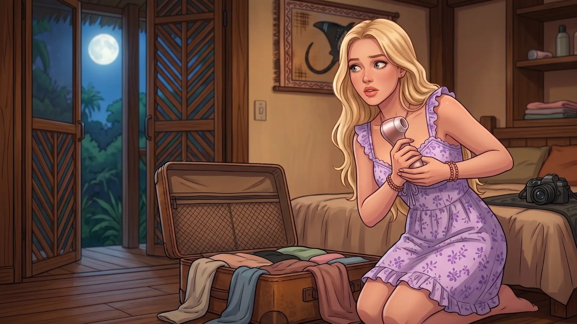 Eros Isles gameplay screenshot 5 (Ren'Py adult game) by NIGHTGLASS STUDIOS – free download