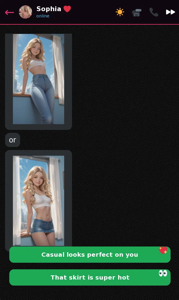 My Girlfriend Sophia Story gameplay screenshot 3 (Ren'Py adult game) by ObsidianDesireK – free download