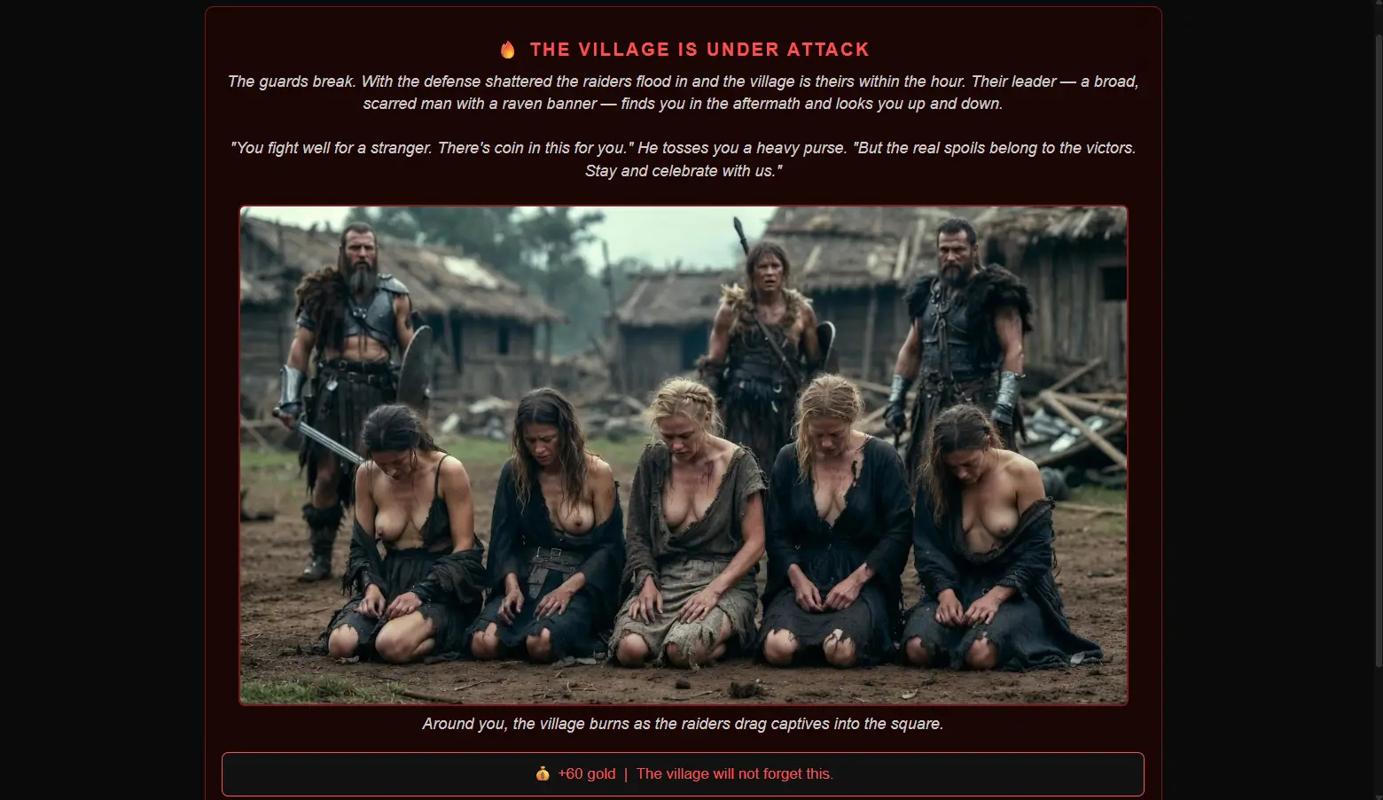 A Warlord’s Claim gameplay screenshot 6 (HTML adult game) by DaveBarbarian – free download