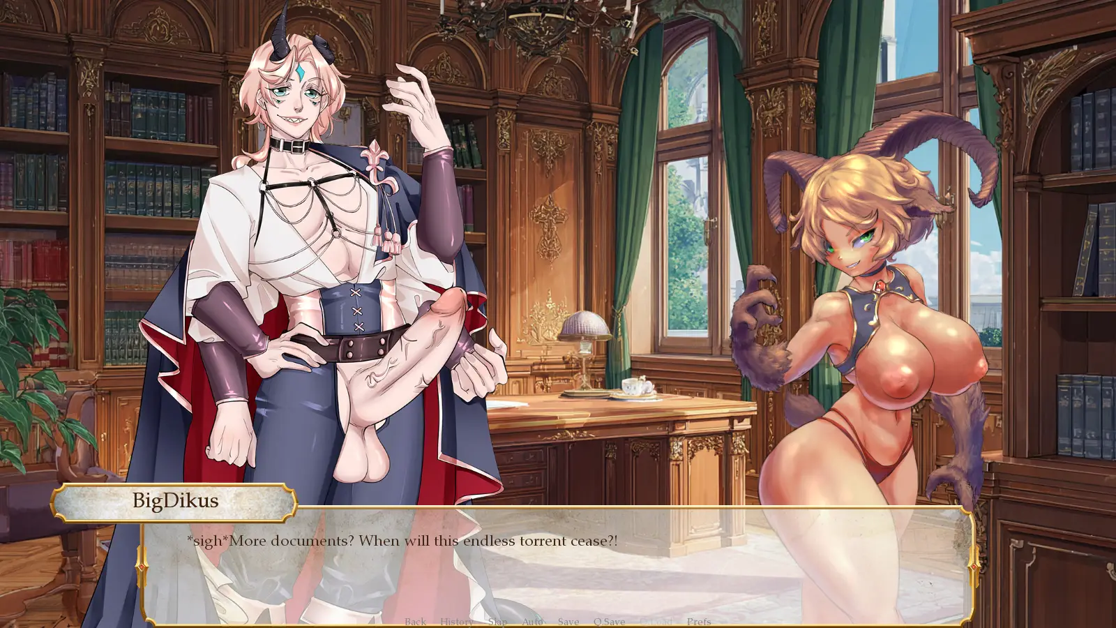 Academy of Chaos gameplay screenshot 8 (Ren'Py adult game) by DuoDevelopers – free download