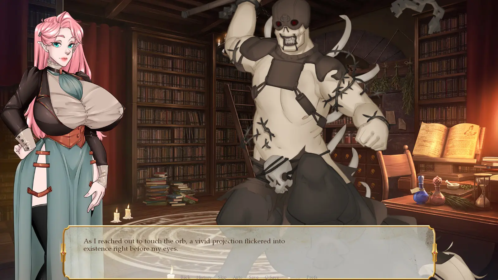 Academy of Chaos gameplay screenshot 2 (Ren'Py adult game) by DuoDevelopers – free download