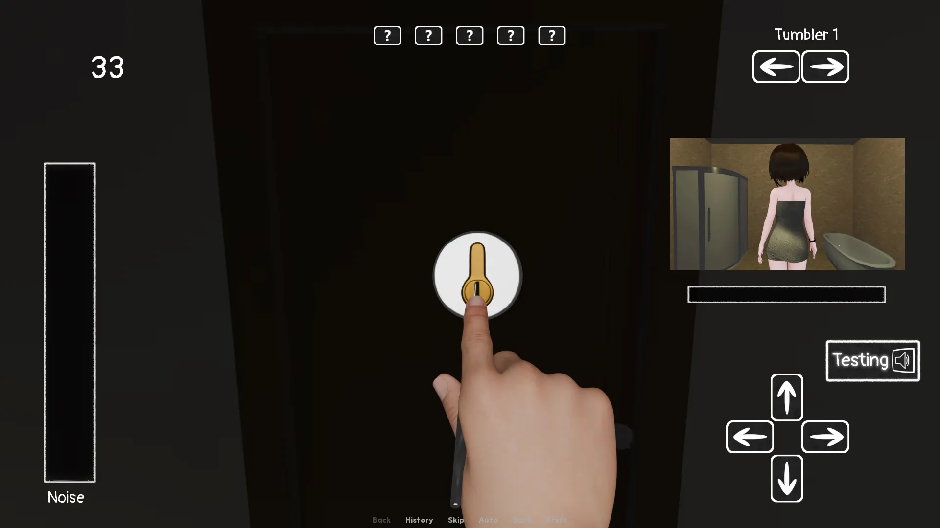 Through the Looking Glass gameplay screenshot 1 (Ren'Py adult game) by HakOSGames – free download