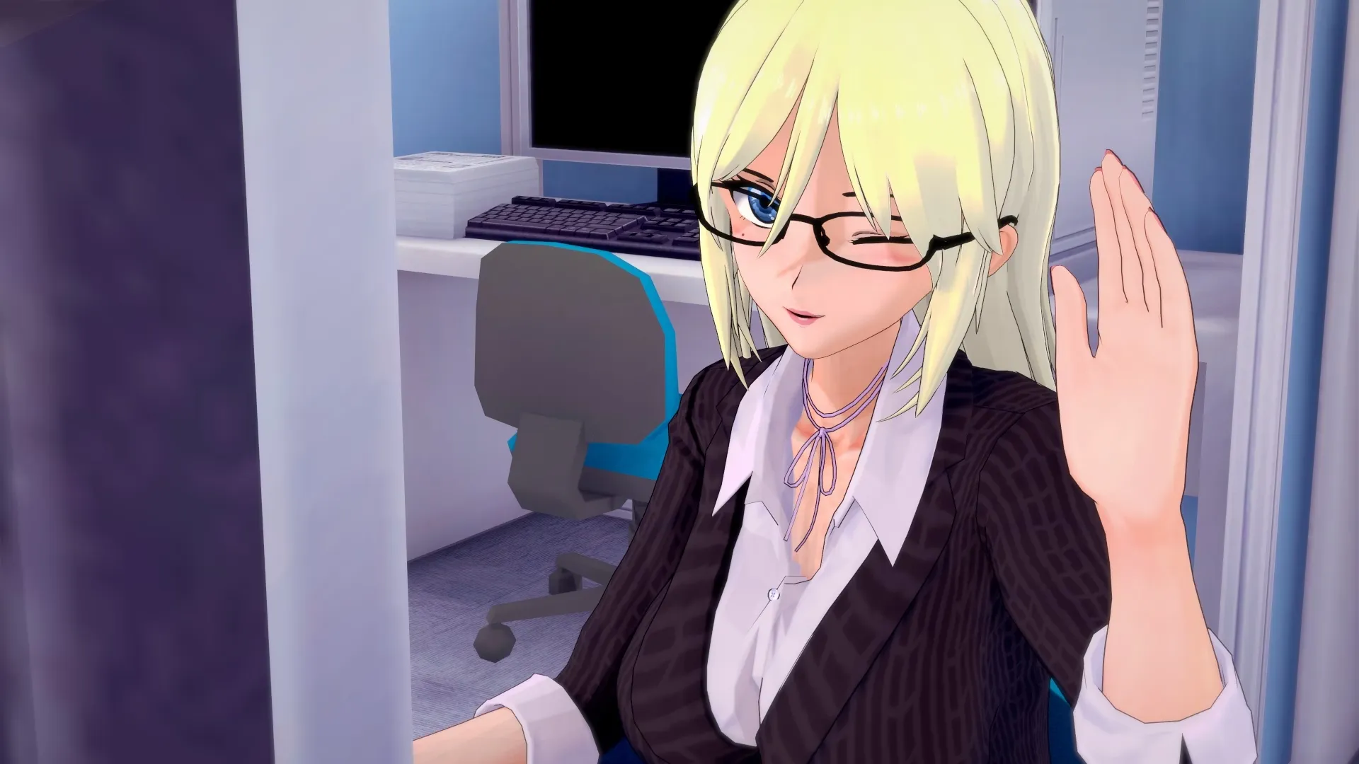 Office Boundaries gameplay screenshot 4 (Ren'Py adult game) by DrusasNTS – free download