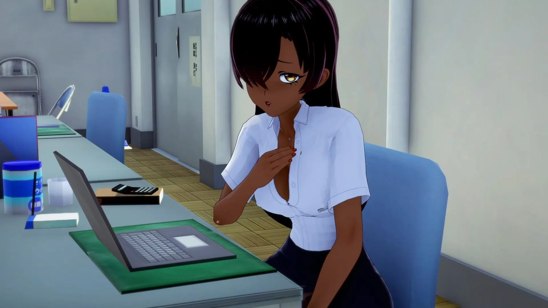 Office Boundaries gameplay screenshot 5 (Ren'Py adult game) by DrusasNTS – free download