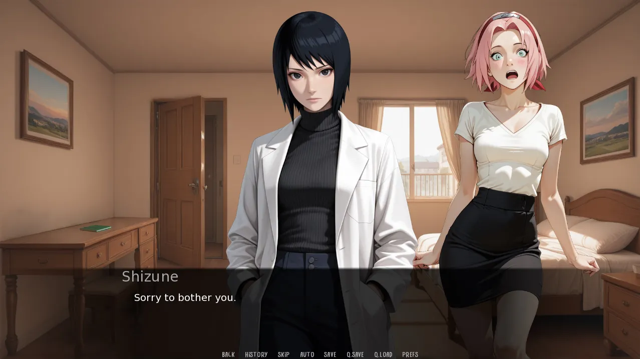A Ninja’s Return gameplay screenshot 2 (Ren'Py adult game) by Mouseketeer2026 – free download