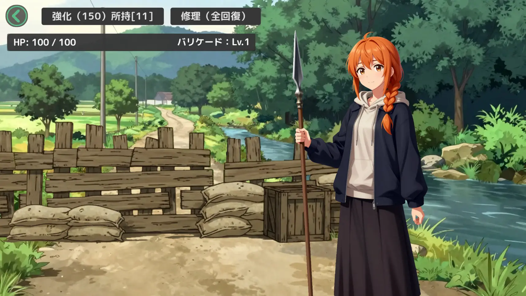 Zombie Diary: Survival with Sisters Miu & Rei gameplay screenshot 2 (Godot adult game) by NightCapybara – free download