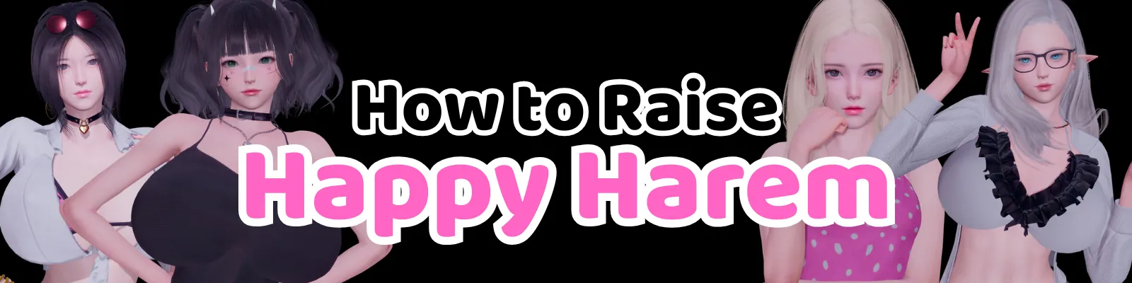 How to Raise Happy Harem cover 0.4 Public – Ren'Py adult game by HaremSoft free download