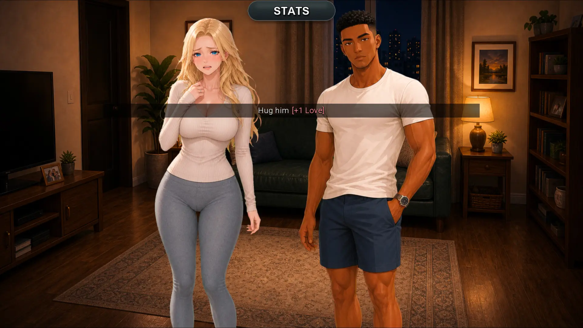 A Place Between Us gameplay screenshot 10 (Ren'Py adult game) by Velvet Signal Studio – free download