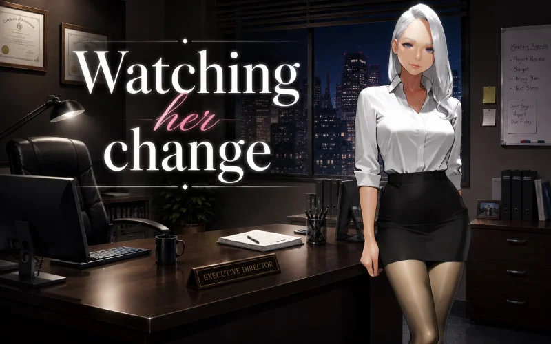 Watching Her Change cover 1.0.1 – RPGM adult game by PotatoeStudio free download