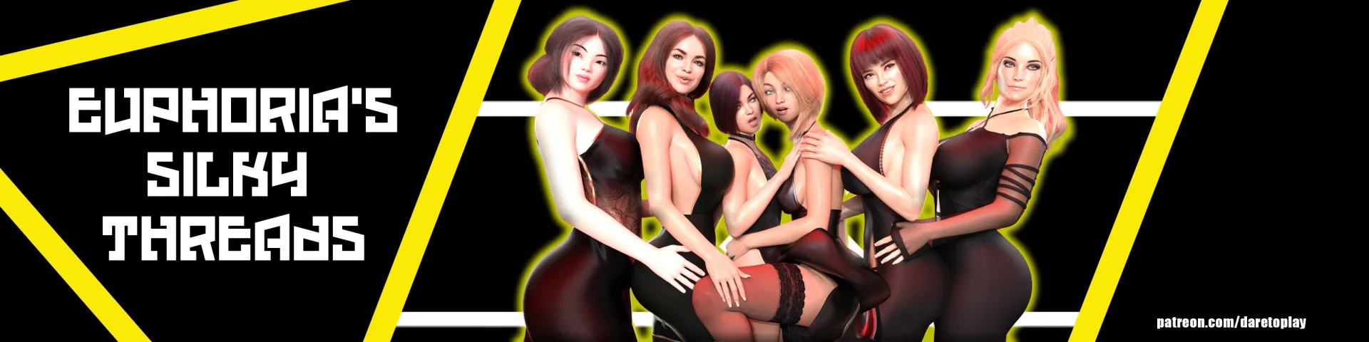 Euphoria’s Silky Threads gameplay screenshot 1 (Ren'Py adult game) by Dare to Play Studios – free download