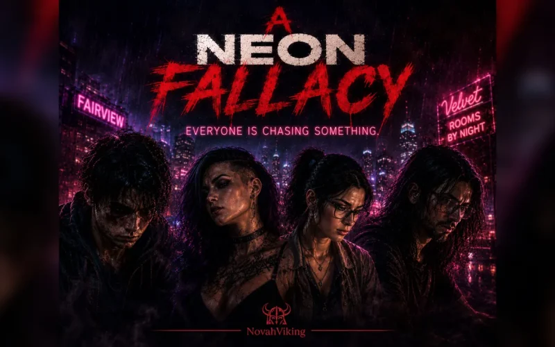 A Neon Fallacy cover 0.03 Alpha – Godot adult game by NovahViking free download