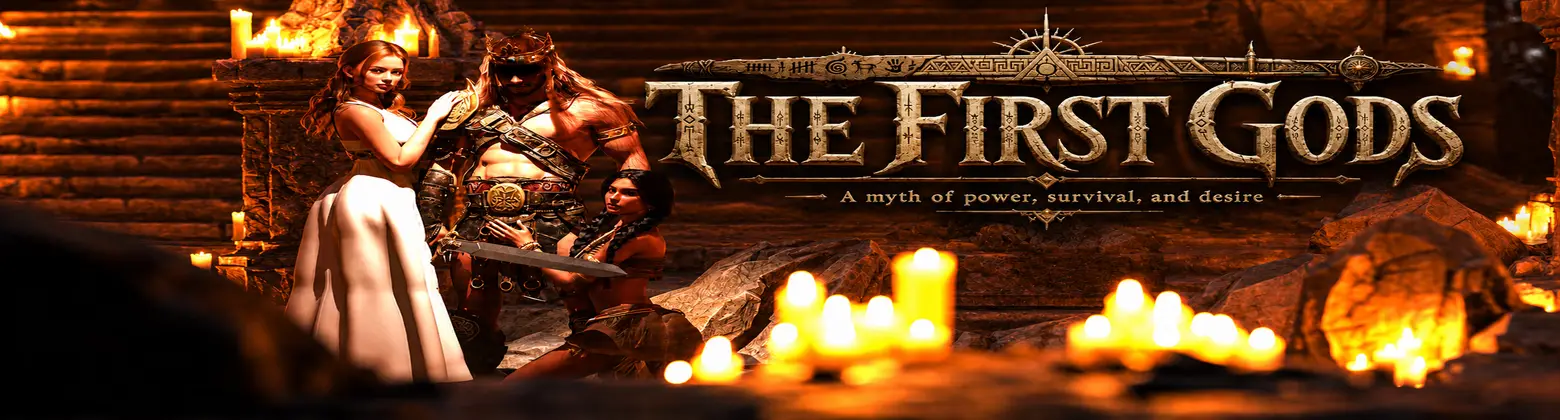 The First Gods cover 0.1.8 – HTML adult game by Kaspeli free download