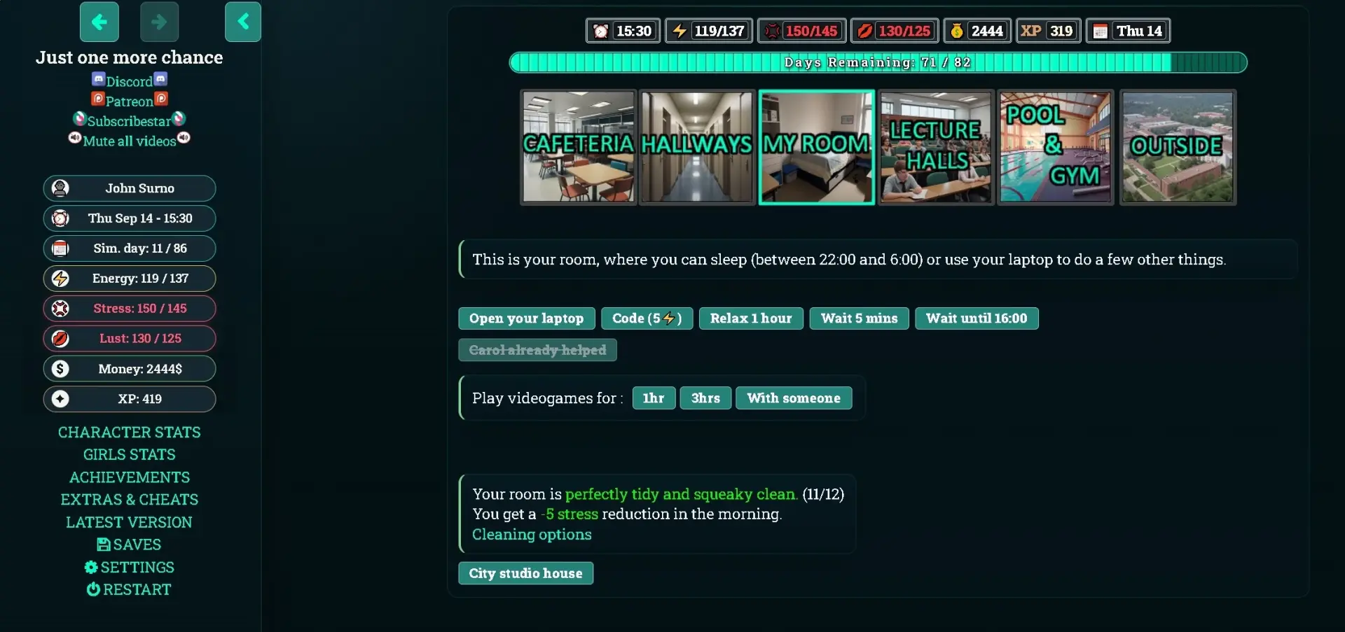 Just One More Chance gameplay screenshot 5 (HTML adult game) by Lotrum F95zone – free download