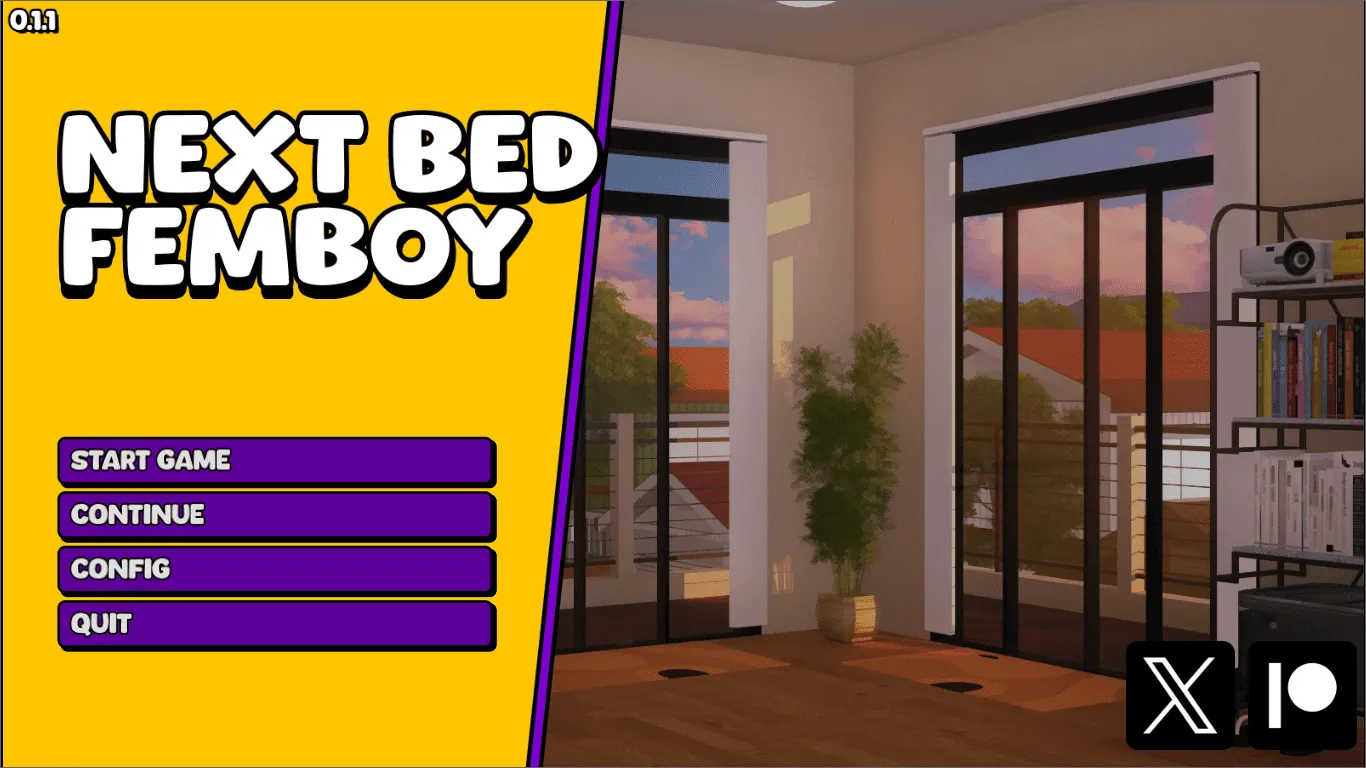 Next Bed Femboy gameplay screenshot 2 (Godot adult game) by BoOn – free download